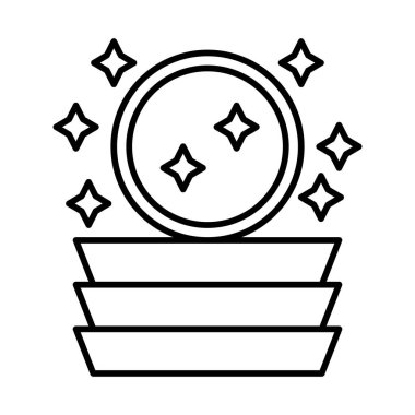 Bulaşık Satırı Simgesi Tasarımı