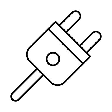 Eklenti çizgisi simgesi tasarımı