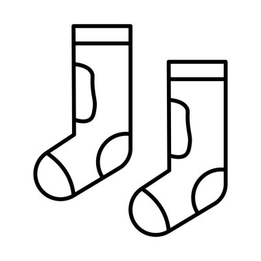 Çorap Üst Satırı Simgesi Tasarımı