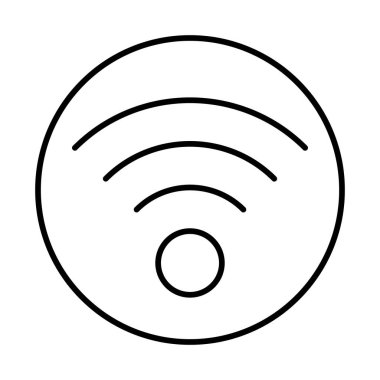 İnternet Bağlantısı Satır Simgesi Tasarımı