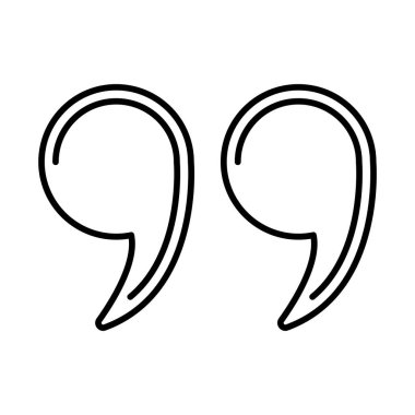 Alıntı Satırı Simgesi Tasarımı