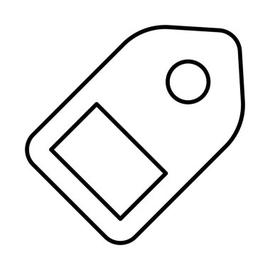 İndirimli İşaret Çizgisi Simgesi Tasarımı