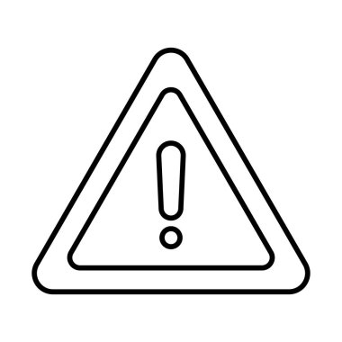 Tehlike çizgisi simgesi tasarımı