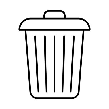 Çöp satırı simgesi tasarımı
