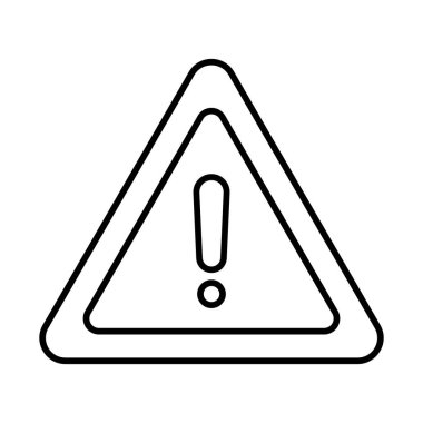 Tehlike çizgisi simgesi tasarımı