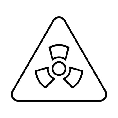 Biyolojik Tehlike Çizgisi Simgesi Tasarımı