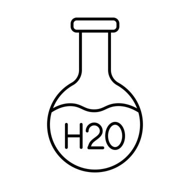 H2o Satır Simgesi Tasarımı