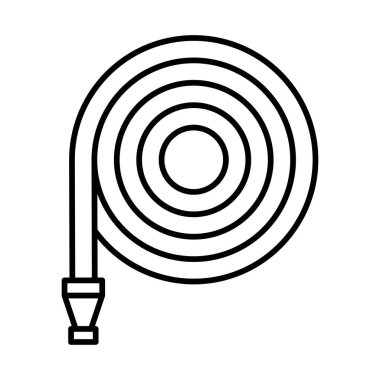 Hortum Çizgisi Simgesi Tasarımı