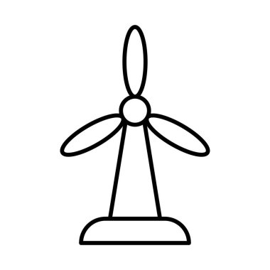 Windmill Çizgisi Simge Tasarımı