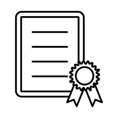 Nitelikler Satır Simgesi Tasarımı