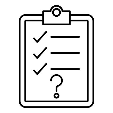 Soru çizgisi simgesi tasarımı