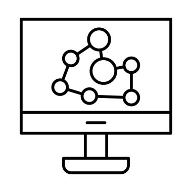 Ağ çizgisi simgesi tasarımı