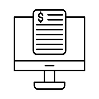 Ebook Satır Simgesi Tasarımı