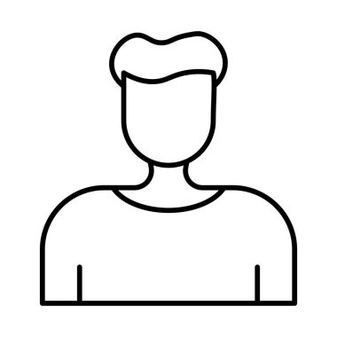 Profil Resim Satırı Simgesi Tasarımı