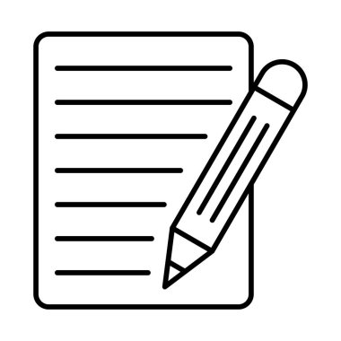 Not Satırı Simgesi Tasarımı