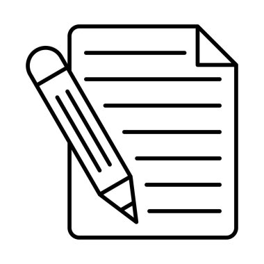 Notlar Satır Simgesi Tasarımı