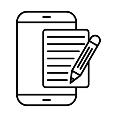 Akıllı telefon hattı Simge Tasarımı