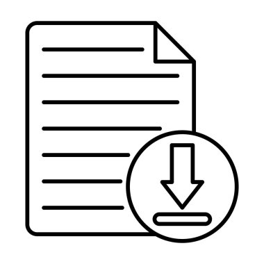 Dosya Satırı Simgesi Tasarımı İndir