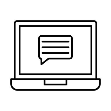 Sohbet Satırı Simgesi Tasarımı