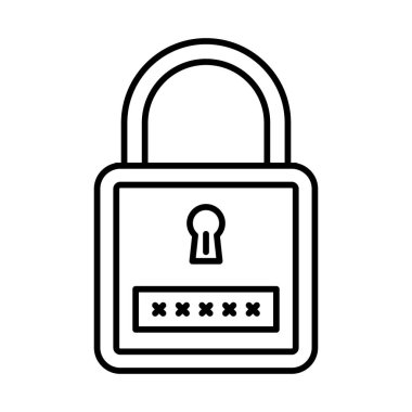 Parola Satırı Simgesi Tasarımı 