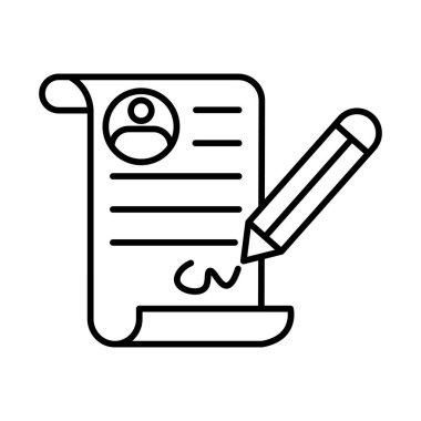 Anlaşma Satırı Simgesi Tasarımı