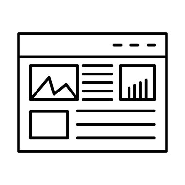 Düzen Satırı Simgesi Tasarımı