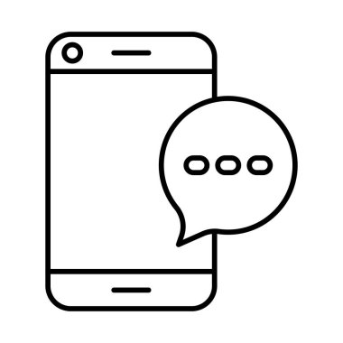 Sms Satır Simgesi Tasarımı