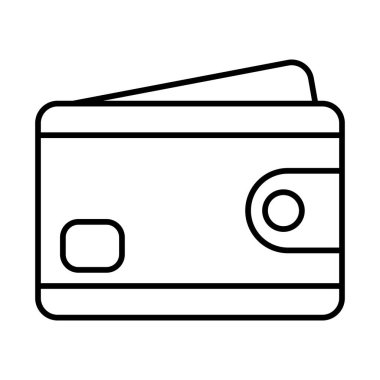 Cüzdan Satırı Simgesi Tasarımı 