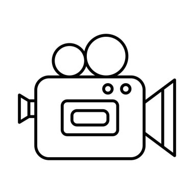 Video Kamera Satırı Simge Tasarımı