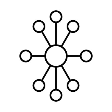 Ağ çizgisi simgesi tasarımı