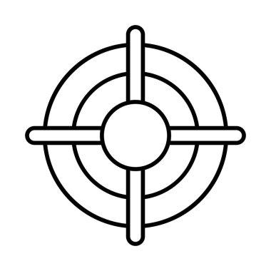 Hedef satır simgesi tasarım