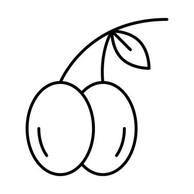 Zeytin Çizgisi Simgesi Tasarımı