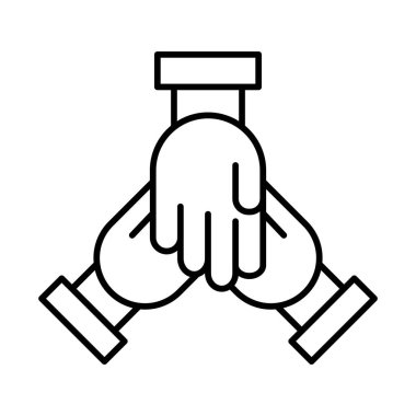 Birlikte Satır Simgesi Tasarımı