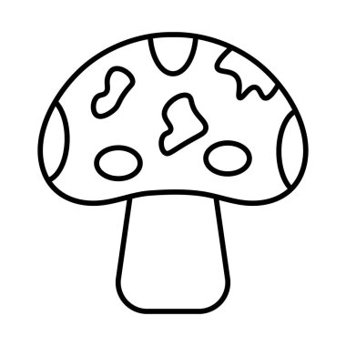 Mantar Çizgisi Simgesi Tasarımı