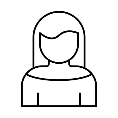 Kız Satırı Simgesi Tasarımı