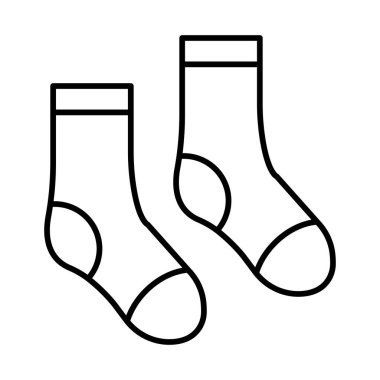 Çorap Çizgisi Simge Tasarımı