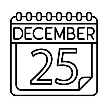 Aralık Satır Simgesi Tasarımı 