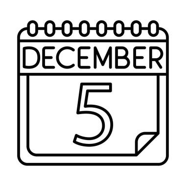 Aralık Satır Simgesi Tasarımı 