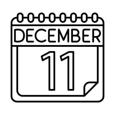 Aralık Satır Simgesi Tasarımı 