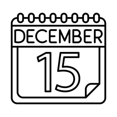 Aralık Satır Simgesi Tasarımı 