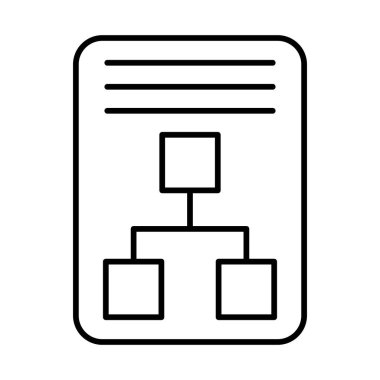 Planning Vector Line Icon Design