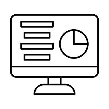 Dashboard Vector Line Icon Design