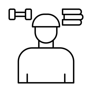 Habits Vector Line Icon Design