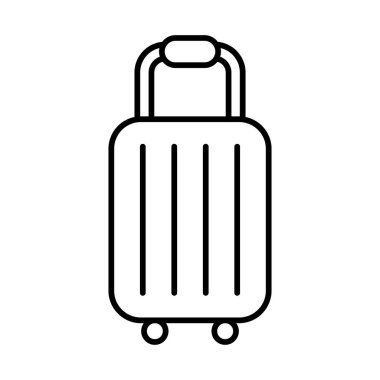 Luggage Vector Line Icon Design