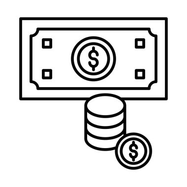 Money Vector Line Icon Design