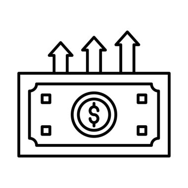 Accruals Vector Line Icon Design