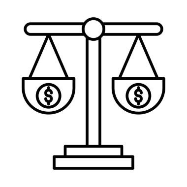 Scale Vector Line Icon Design