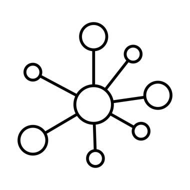 Network Vector Line Icon Design