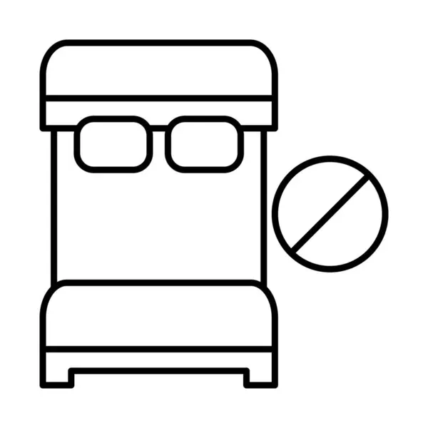 Overbooked Vector Line Icon Design