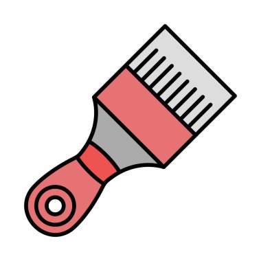 Simge Doldurulmuş Fırça Vektör Satırı